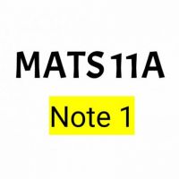 Cover - MATS 11A ILS Einsendeaufgabe Note 1
