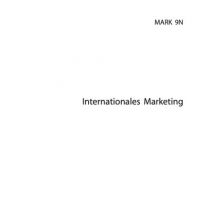 Cover - ILS Einsendeaufgabe Internationales Marketing - MARK 9N-XX1-A02