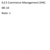 Cover - E-Commerce-Management IBS 10 ohne Korrektur NOTE 1 04.2020