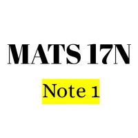 Cover - MATS 17N ILS Einsendeaufgabe Note 1