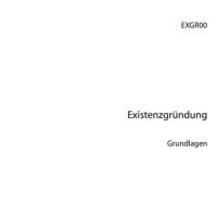 Cover - ILS Einsendeaufgabe Existenzgründung (Grundlagen) - EXGR00 -XX1-N01 - 98/100 Punkte