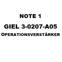 Cover - GIEL 3-0207-A05 - OPERATIONSVERSTÄRKER