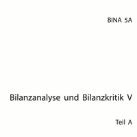 Cover - Musterlösung ESA BINA 5A-XX1-A03 ILS Geprüfter Bilanzbuchhalter IHK Note 1