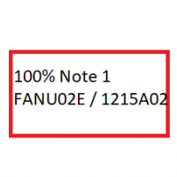 Cover - 100% Note 1,00  ILS FANU02E / 1215A02