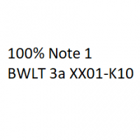 Cover - 100% Note 1,00  ILS BWLT 3a XX1-K10